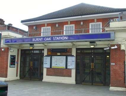 Burnt Oak Tube Station, London